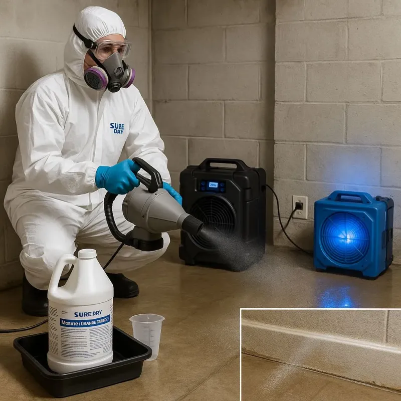 Sanitization and Odor Removal process in Cambridge, WI